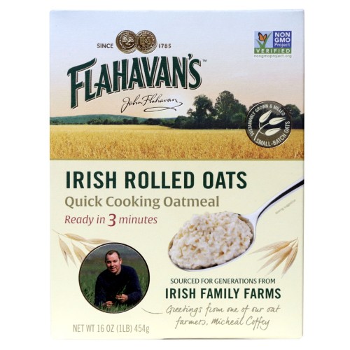 Flahavans Irish Oatmeal - 454 g, Rolled Oats from Flahavans Ireland